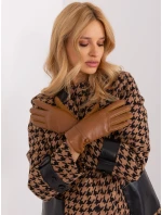 Rękawiczki AT RK model 19367882 jasny brązowy - FPrice