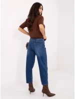 Spodnie jeans SP  ciemny niebieski model 21734308 - FPrice