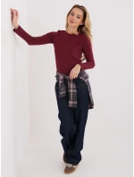 Bluzka WT BZ model 21875504 bordowy - FPrice