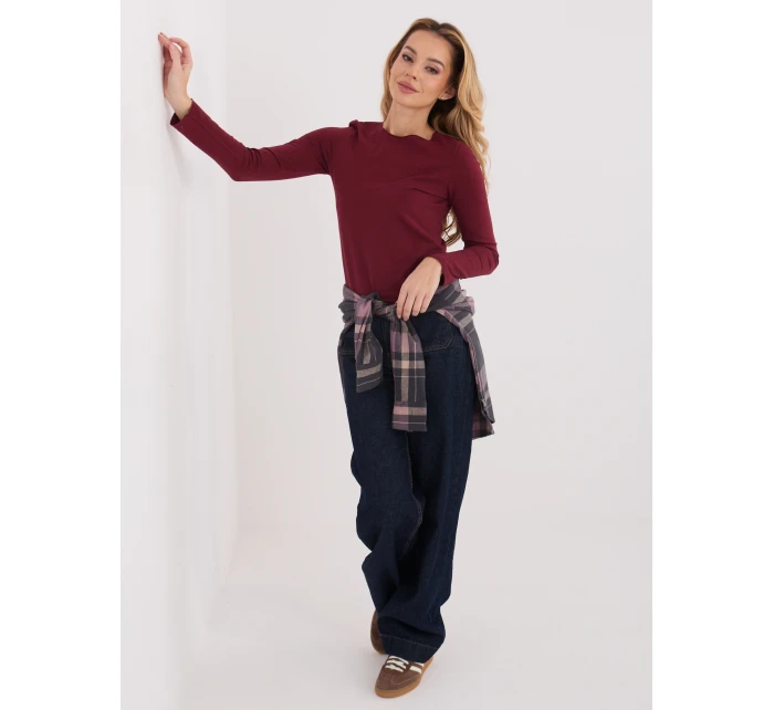 Bluzka WT BZ model 21875504 bordowy - FPrice