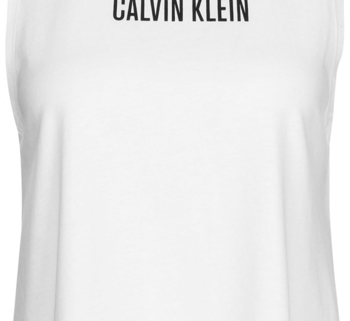 Dámský top KW0KW01009-YCD bílá - Calvin Klein