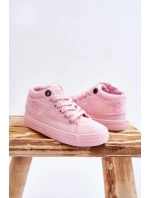 Dětské klasické vysoké tenisky Big Star model 21609028 růžové - Big Star Shoes Dětské klasické vysoké tenisky Big Star model 21609028 růžové - Big Star Shoes