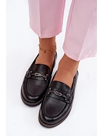 Dámské kožené mokasiny Vinceza 18132 Černé Dámské kožené mokasiny Vinceza 18132 Černé