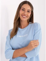 Bluzka RV BZ model 21406700 jasny niebieski - FPrice