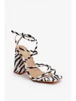 Sandály na podpatku  model 193939 Step in style