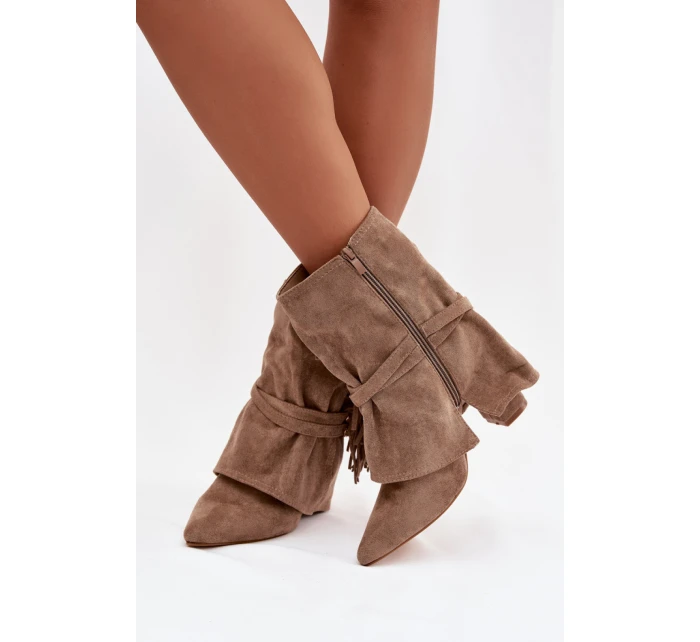 Boty na podpatku  model 221131 Step in style