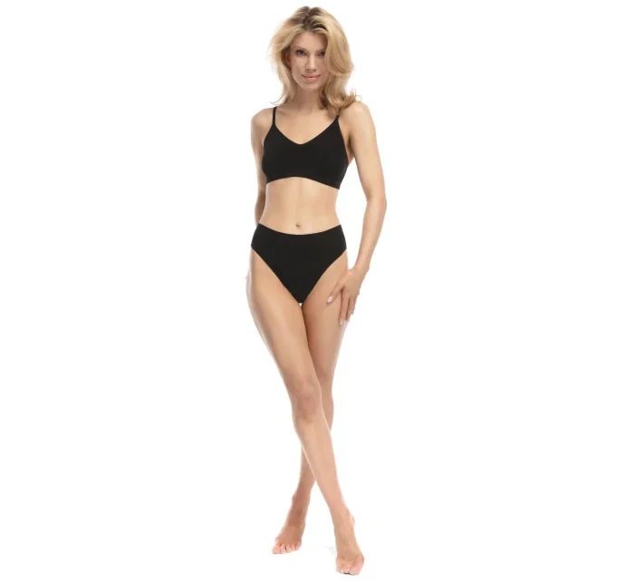 Dámské kalhotky Bamboo Bikini black - JULIMEX