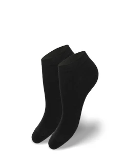 model 21713073 kotníčkové bambusové ponožky Černé - Milena