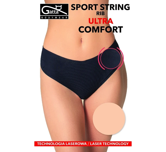 Dámské kalhotky string Gatta 41004 Sport RIB Ultra Comfort S-XL