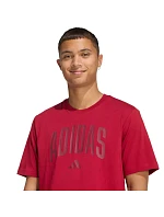 Pánské tričko červené pánské model 22058313 - ADIDAS Pánské tričko červené pánské model 22058313 - ADIDAS