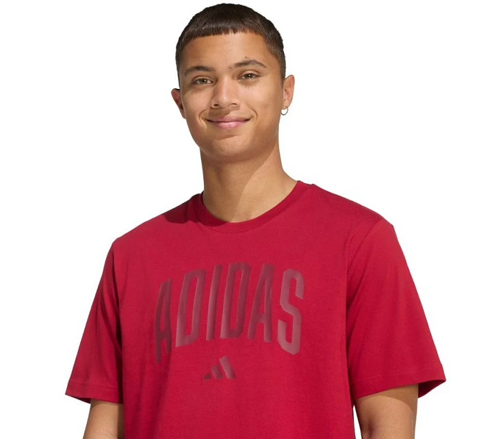 Pánské tričko červené pánské model 22058313 - ADIDAS Pánské tričko červené pánské model 22058313 - ADIDAS