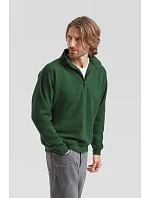 Premium Zip Neck Sweat Mikina s 1/4 zipem model 22458159 bottle green - Fruit of the Loom Premium Zip Neck Sweat Mikina s 1/4 zipem model 22458159 bottle green - Fruit of the Loom