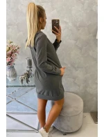 Mikina s kapucí graphite melange