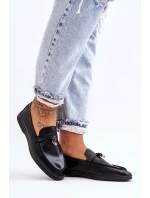 Dámské klasické mokasíny šedé model 21626995 - Boto