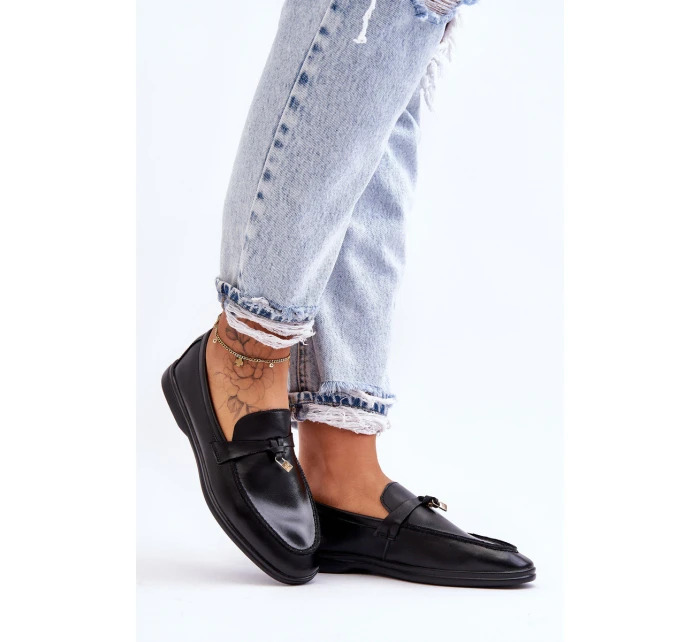 Dámské klasické mokasíny šedé model 21626995 - Boto