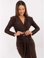 Sukienka IT SK model 21320020 ciemny brązowy - FPrice