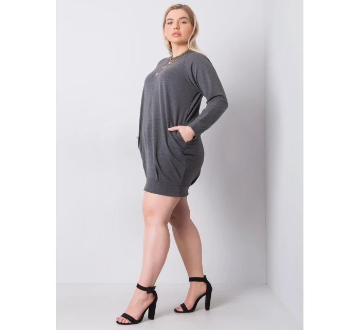 Šaty RV SK 6296.99 tmavě šedá