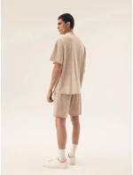 Pánské pyžamo Core 42604  02X Béžová vzor - Henderson