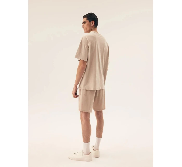 Pánské pyžamo Core 42604  02X Béžová vzor - Henderson