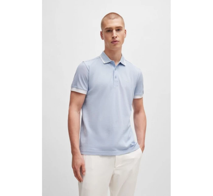 Pánská modrá polokošile  1 Bright Purple regular fit model 21350230 - Boss