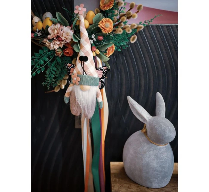 GHOST GNOM MOTHROOM PALE 25CM SPRING DECORATION dětské