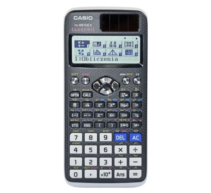 CASIO VĚDECKÁ KALKULAČKA FX 991CEX CLASSWIZ ČERNÁ, 12MÍSTNÝ DISPLEJ
