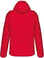 K Lehká pánská prošívaná bunda s kapucí 20. red model 22512022 - Kariban K Lehká pánská prošívaná bunda s kapucí 20. red model 22512022 - Kariban
