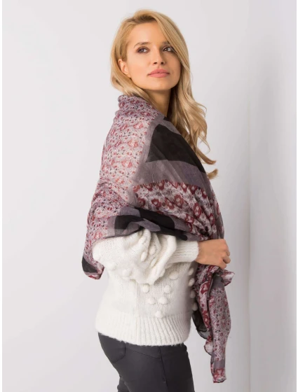 Šátek AT CH F106011 3 tmavě šedý