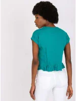 Tričko TW TS 1053.21X tmavě zelená