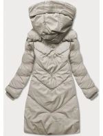Lehká dámská zimní bunda (5m735-62) béžová - Goodlooking Lehká dámská zimní bunda (5m735-62) béžová - Goodlooking