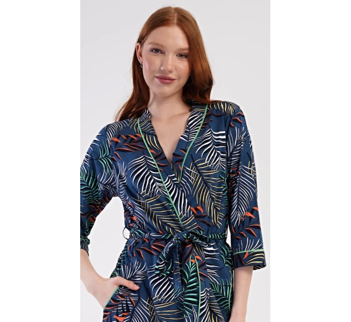 Dámské domácí šaty s krátkým rukávem Medvídek