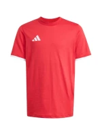 Adidas Dětské tričko Entrada 26 Tee červená JZ6674 Adidas Dětské tričko Entrada 26 Tee červená JZ6674