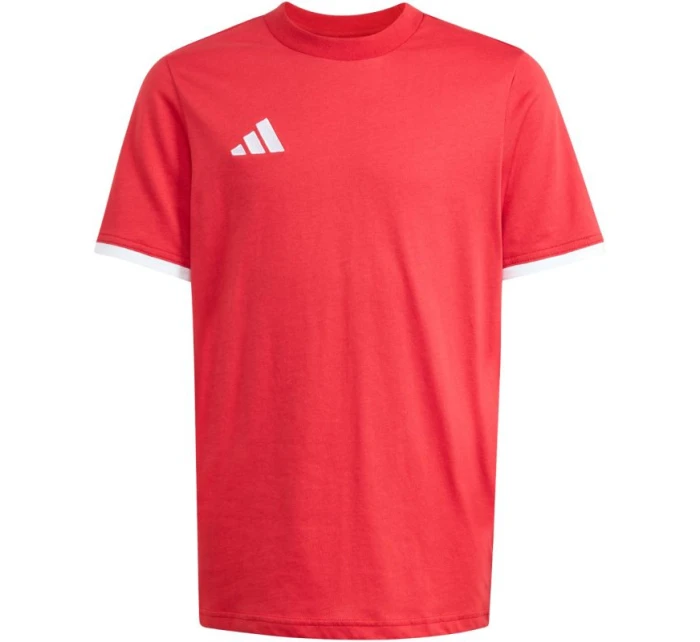 Adidas Dětské tričko Entrada 26 Tee červená JZ6674 Adidas Dětské tričko Entrada 26 Tee červená JZ6674