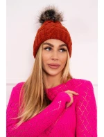 Fleecová kostkovaná čepice K226 červená Fleecová kostkovaná čepice K226 červená