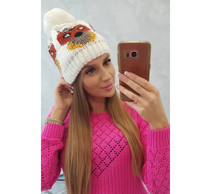 Dámský klobouk Owl K340 ecru Dámský klobouk Owl K340 ecru