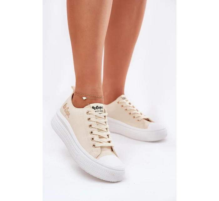 Dámské Tenisky Na Platformě Béžové model 21698753 - Lee Cooper