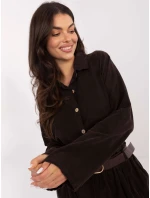 Koszula IT KS model 21749804 ciemny brązowy - FPrice Koszula IT KS model 21749804 ciemny brązowy - FPrice