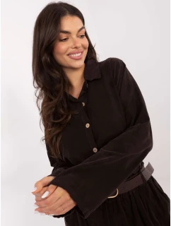 Košile IT KS 22390.81 tmavě hnědá