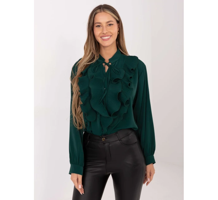 Koszula IT KS model 21786407 ciemny zielony - FPrice Koszula IT KS model 21786407 ciemny zielony - FPrice