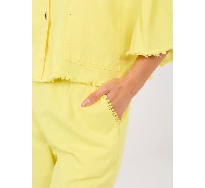 IT SP kalhoty FL9997.76 světle žlutá