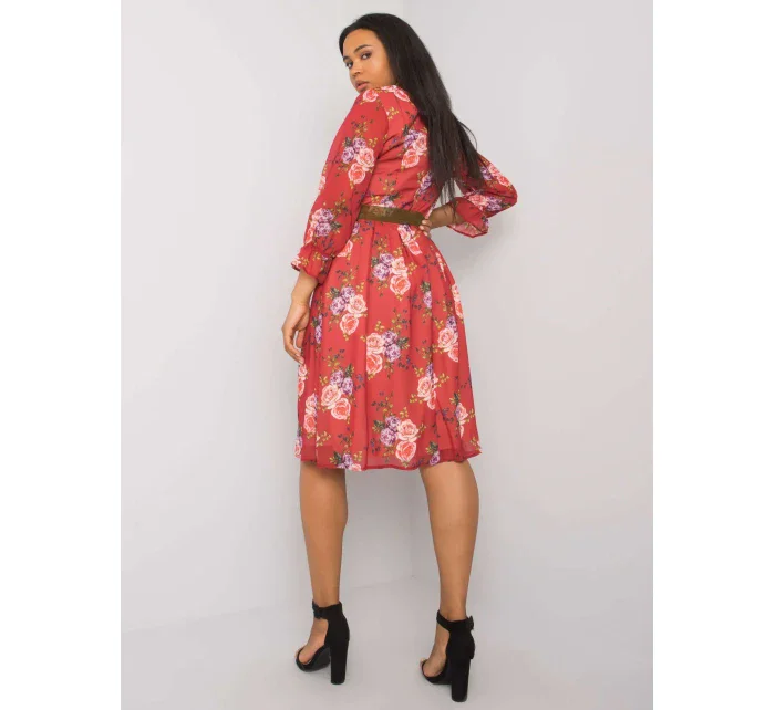 Sukienka LK SK model 21258845 bordowy - FPrice