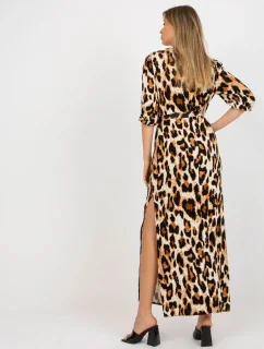 Dámské šaty LK SK černá a béžová model 18309961 - FPrice