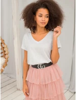 Tričko RV TS model 14829125 světle šedá - FPrice Tričko RV TS model 14829125 světle šedá - FPrice