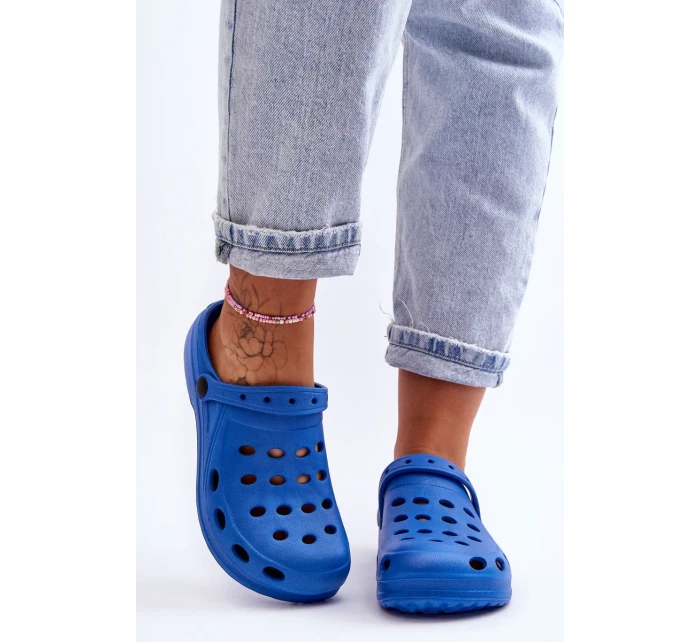 Dámské Nazouváky Modré Pěnové Crocsy EVA Dámské Nazouváky Modré Pěnové Crocsy EVA