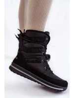 Dámské šněrovací boty do sněhu Progress PROGJ-22-134 Černé Dámské šněrovací boty do sněhu Progress PROGJ-22-134 Černé