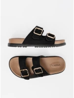 Trendy nazouváky dámské černé platforma Trendy nazouváky dámské černé platforma