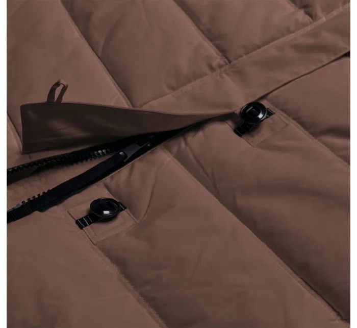 DŁUGA KURTKA ZIMOWA DAMSKA model 21245377 - Ann Gissy