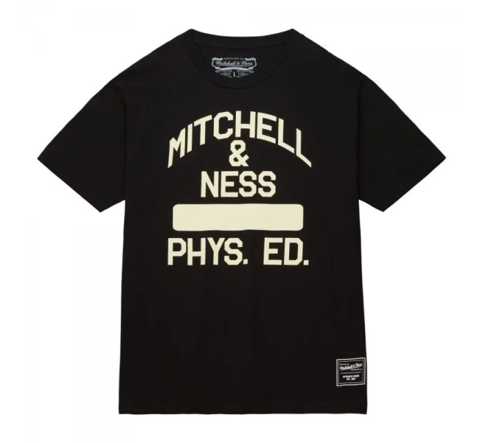 Značkové tričko Mitchell & Ness Phys Ed M BMTR5545-MNNYYPPPBLCK
