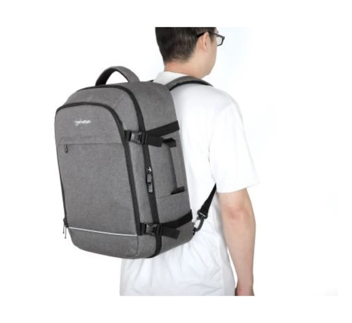 Manhattan 440370 43,9 cm (17,3") brašna na notebook Batoh Grey