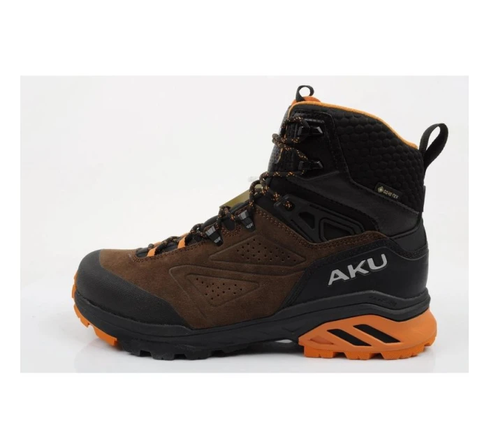 Aku pánská turistická kotníková obuv Reactive Gore-tex hnědá